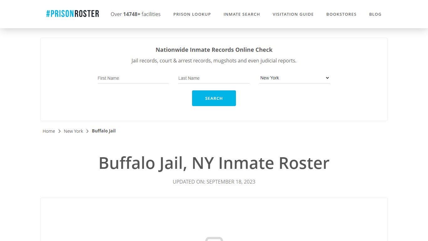 Buffalo Jail, NY Inmate Roster - Prisonroster